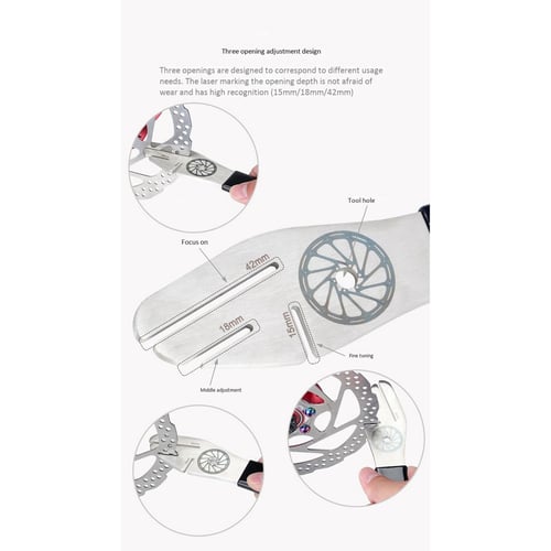 Bike Disc Brake Correction Wrench Brake Rotor Alignment Truing Tool Brake Tool~ 