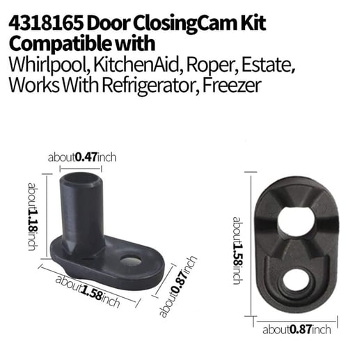 Refrigerator Door Cam Kit Kenmore fits Roper Whirlpool 4318165 