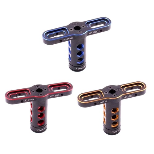 Metal 17mm Sleeve Wrench Cross Spanner for 1/8 Scale RC Car Wheels Hex Nuts 