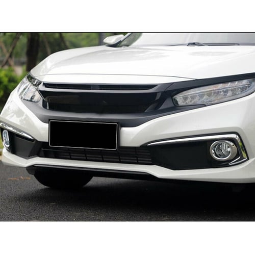 For HONDA Civic 10th 2019-2020 ABS chrome Front Fog Light Lamp Cover trim 2pcs For HONDA Civic 10th 2019-2020 ABS chrome Front Fog Light Lamp Cover trim 2pcs