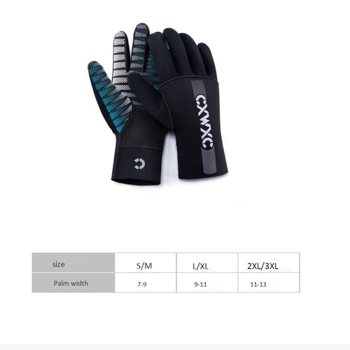 CXWXC Neoprene Diving Wetsuit Gloves for Men Women Warm Water Sports Glove ... 