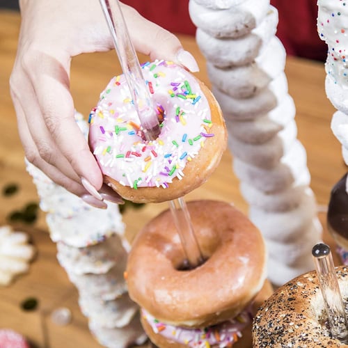 5pack Clear Acrylic Donut Display Stand Doughnut Bagels Display Holder For Birthday Wedding Party Baby Shower Buy 5pack Clear Acrylic Donut Display Stand Doughnut Bagels Display Holder For Birthday Wedding Party