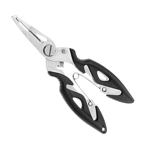 Aluminum Fishing Pliers Scissor Hook Removers Line Cutter Crimping Tool 3 Color