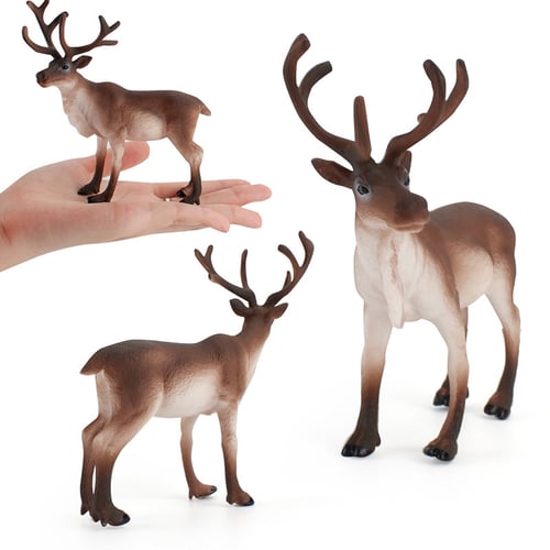 6 xWhitetail Deer Tier simulation Modell  Realistic Collection Geschenk 