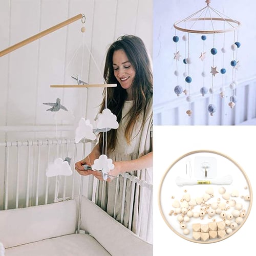 Diy Wooden Frame Kit Baby Crib Mobile Wind Chime Crib Bed Wood Mobile Hanger Wooden Bead Home Decor Nursery For Kids Buy Diy Wooden Frame Kit Baby Crib Mobile Wind Chime Crib Bed Wood Mobile Hanger Wooden Bead Home