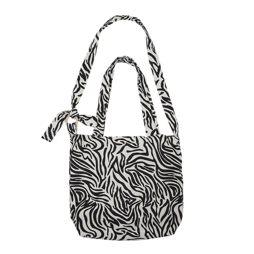 Cartoon Cute Zebra Messenger Bag Crossbody Bag Large Durable Shoulder School Or Business Bag Oxford Fabric For Mens Womens