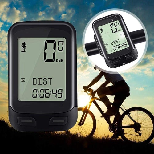 Waterproof Wireless LCD Cycling Bike Computer MTB Bicycle Speedometer Odometer 
