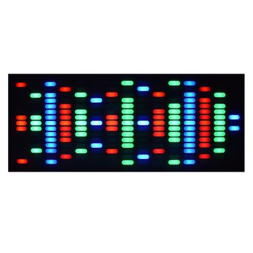 DIY 225 Segment LED Digital Equalizer Music Spectrum Display Sound Waves Kit 
