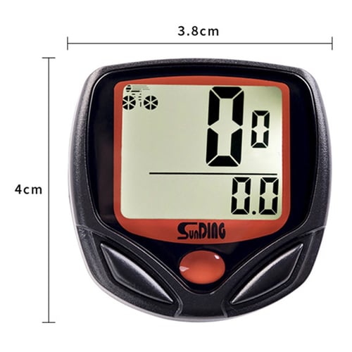 SUNDING 548B Waterproof MTB Bike Speedometer Cycling Digital LCD Odometer 
