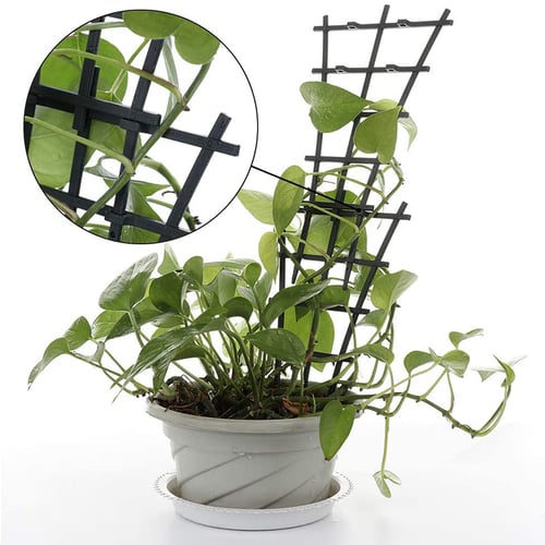 12PCS Garden Stake Connecting Pipe Vines Climbing Plant Support Practical 