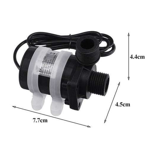 Water Pump Ultra Quiet DC 12V 32W Lift 7m 900L/H Brushless Motor Submersible