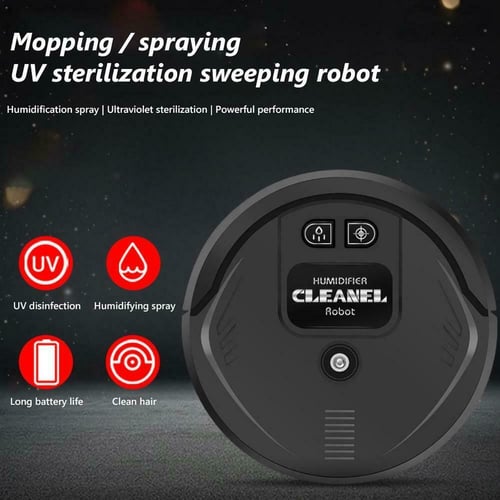 UV Disinfection Smart Sweeping Robot Vacuum Cleaner Sweeper Floor Auto Suction 