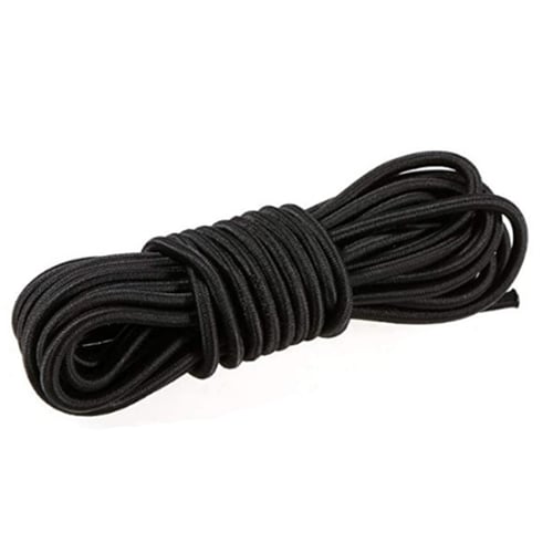 20x Shock Cord Ends for Marine Boat Black 3m Elastic Bungee Rope Tie Down 