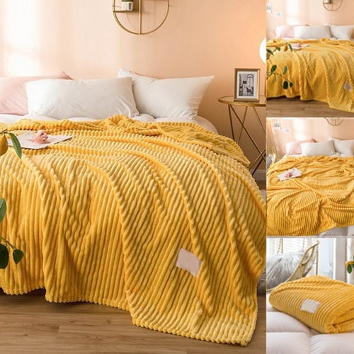 Soft Warm Flannel Blankets for Beds