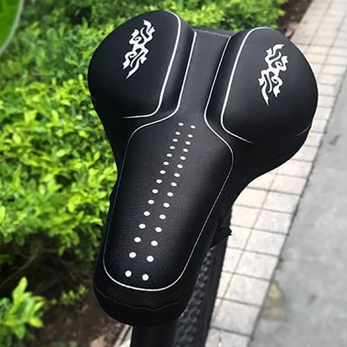 Comfort Bicycle Saddle Cover Soft Gel Breathable Anti-Slip Padded Seat Cover 