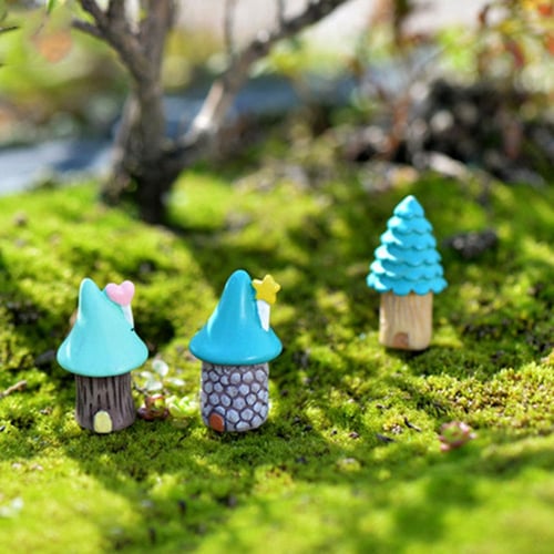 25pcs Vintage Blue House Miniature Craft Fairy Garden Ornaments Bonsai Landscaping Home Decoration Accessories S Reviews - Miniature Home Decor Items 25pcs Vintage Blue House Miniature Craft Fairy Garden Ornaments Bonsai Landscaping Home Decoration Accessories S Reviews - Miniature Home Decor Items