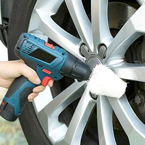 65mm Buffing Pad Wheel Soft Wool Polishing Car Buffer Pad For Drill Rotary Tool 