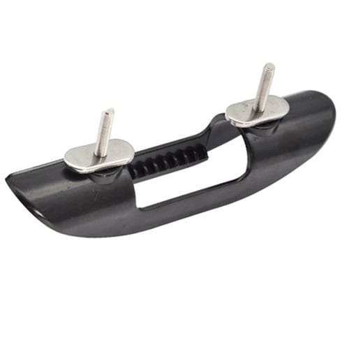 2PCS Plastic Kayak Paddle Clips Fishing Holder Clips with Track Mount Hardware 