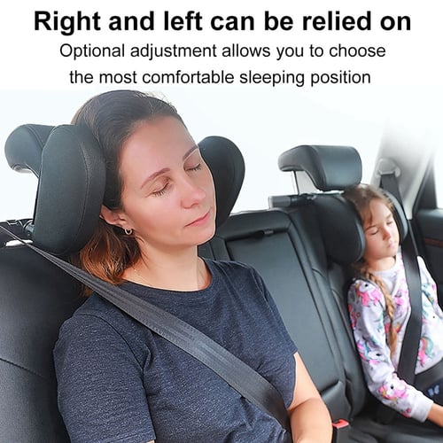 Generic Spurtar Car Seat Headrest Pillow, Adjustable on Both Sides Protect  Neck for Travel, Memory Foam Neck Pillow for Kids and Adults