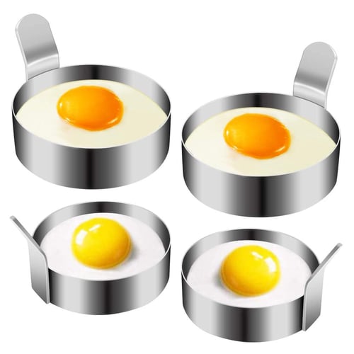 4 Pack 3 4 Inch Egg Ring Stainless Steel Omelet Mold Non Stick Pancake Ring Mold For Frying Egg Egg Ring For Griddle Buy 4 Pack 3 4 Inch Egg Ring Stainless Steel