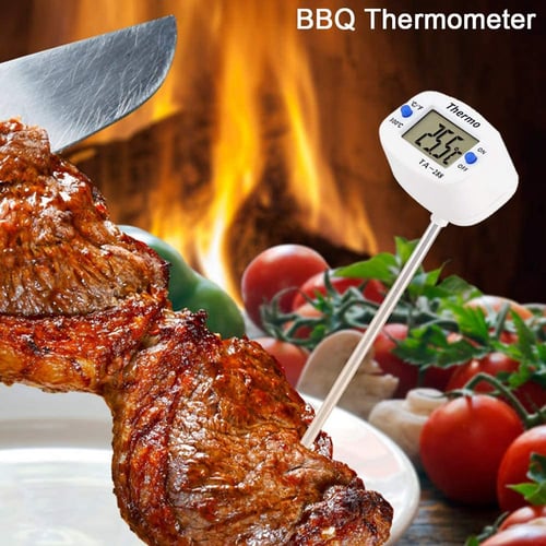 2XDigital Kitchen Probe Thermometer Food Temperature Cooking BBQ Baking Jam Meat 