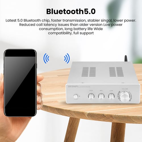 Digital Power Amplifier Bluetooth 5.0 Amplifier HiFi 300Wx2 Assembled TPA3255-A 