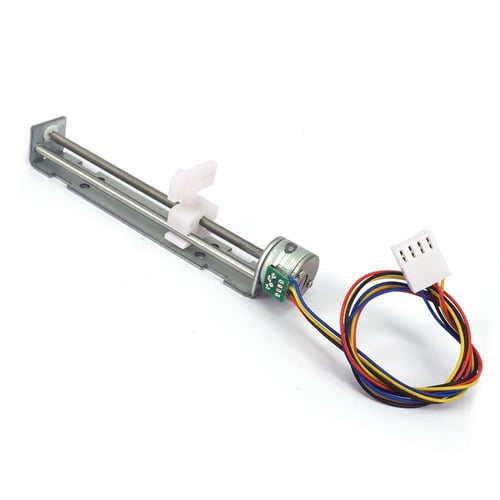 2 Phase 4 Wire of DC 18 Degree Step Angle Stepper Motor Screw With Nut Slider 