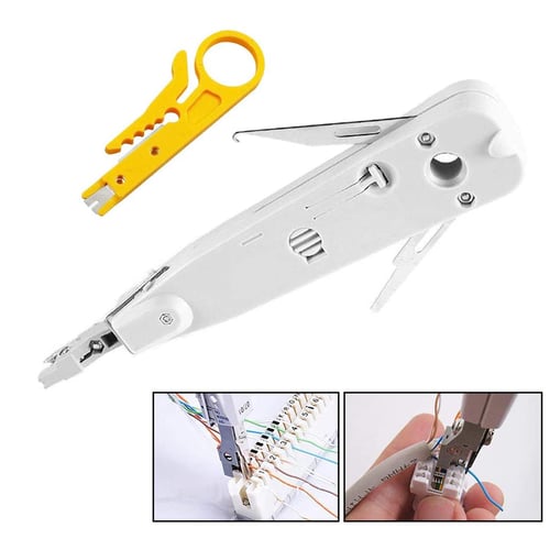 Telephone BT RJ45 Network IDC Cable Insertion Punch Down Tool wire stripper ER 