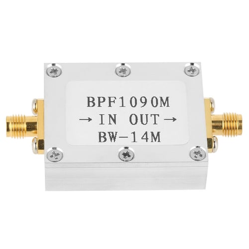 1PCS 1090MHz ADS-B Aeronautical Bandwidth 14MHz SMA Interface Band-pass Filter 