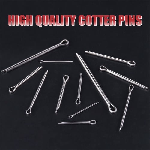Details about   Various sizes 304 Stainless Steel Cotter Pin Assortment Set Value Kit,230 Pcs 