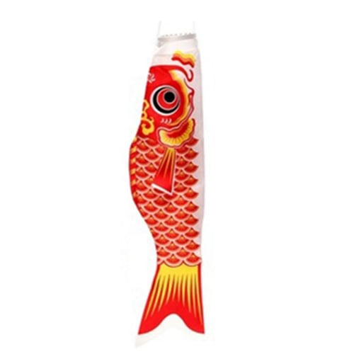 150cm Japanese Carp Windsock Streamer Fish Flag Kite Nobori Koinobori Red 
