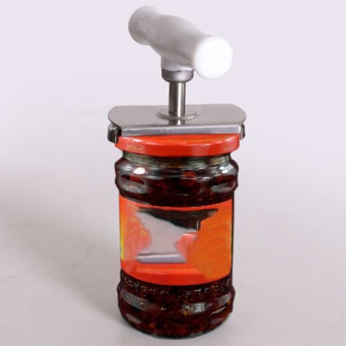 Adjustable Jar Bottle Can Opener Stainless Steel Easy Twist Off Lid Remover Tool 