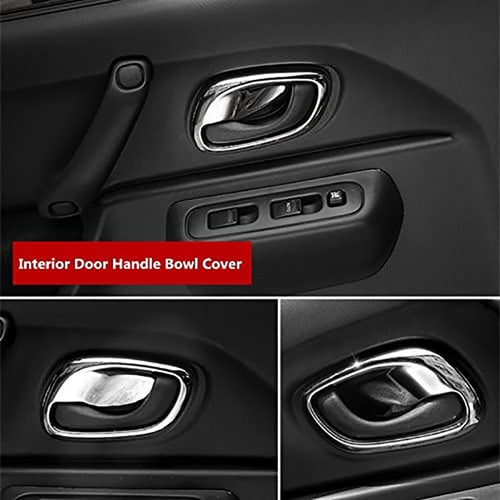 Red Car Door Armrest Window Switch Trim Cover 2pcs For Suzuki Jimny 2007-2017