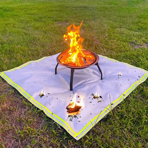 Fire Pit Mat For Deck Visible At Night Protection Grill Patio Fire Pit Pad Hearth Rug Fireproof Mat Deck Protector Buy Fire Pit Mat For Deck Visible At Night Protection
