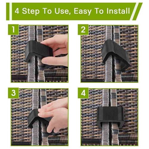 Terrace Furniture Clip 10pc Outdoor, How To Clip Rattan Furniture Together