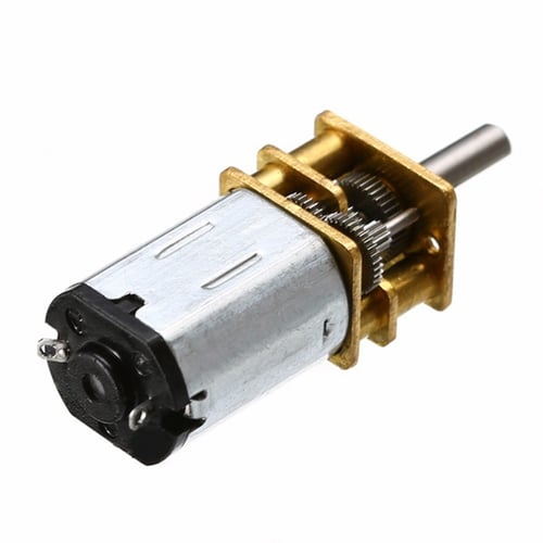 DC 6V 30RPM Mini Speed Reduction Gear Motor with Metal Gearbox Wheel Shaft 