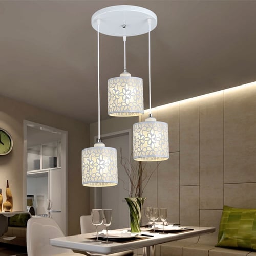 Modern Ceiling Light Flower Petal LED Pendant Lamp Dining Room Chandelier 