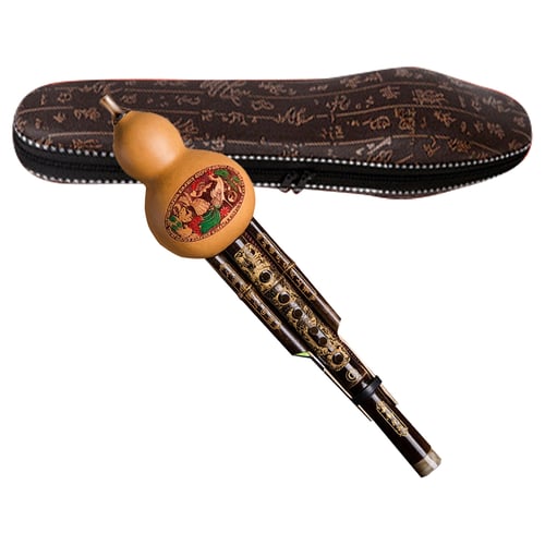 profeesional chinese hulusi gourd cucurbit flute c key ethnic instrument WQ 
