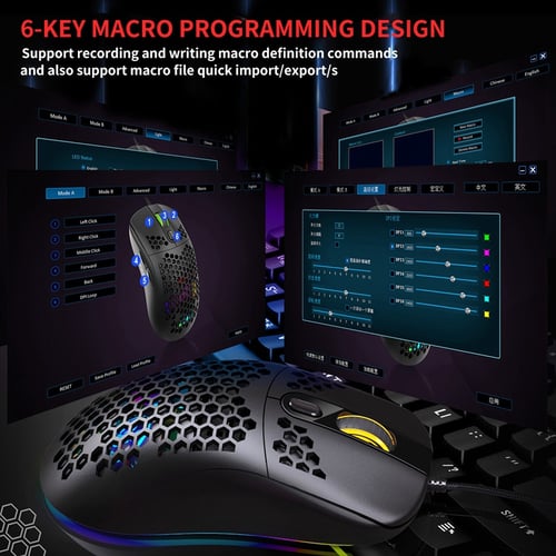 Hxsj X600 Gaming Mouse Rgb Lighting Programming Gaming Mouse 6 Level Dpi Usb Plug And Play For Pc Laptop Buy Hxsj X600 Gaming Mouse Rgb Lighting Programming Gaming Mouse 6 Level Dpi Usb