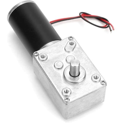 12V 10RPM Electric Reversible DC Motor with Shaft Gear Box Reduction Motor 