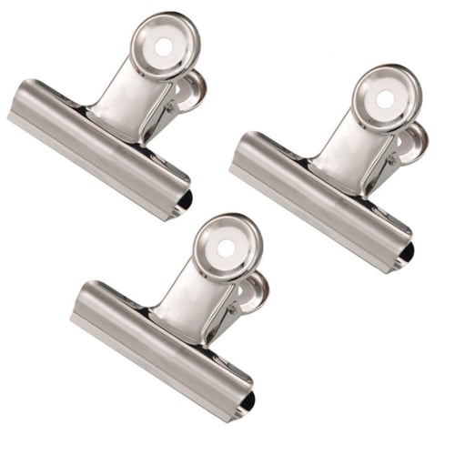 Paper Metal Bulldog Clip Hinge Clips Clamps for Documents Files Pictures Office 