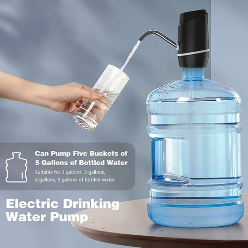 5 Gallon Drinking Water Jug Bottle Pump Manual Dispenser Home Office Green