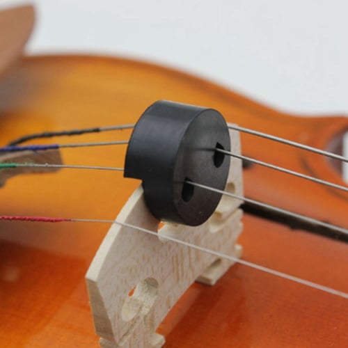 Round Rubber Practice Mute for Cello Musical Instruments Accessory Black Cello Mute 