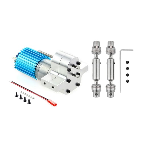 SODIAL Metal Gear 370 Motor with Drive Shaft Upgrade Accessories for WPL C14 C24 B24 B36 MN D90 MN99S RC Car TI