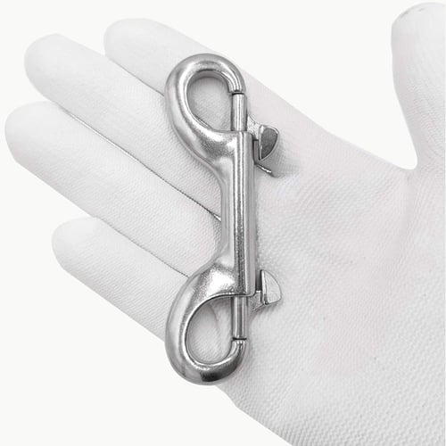 Heavy Duty Stainless Steel Portable Snap Hook Mini Boat Rigging Spring Clip 