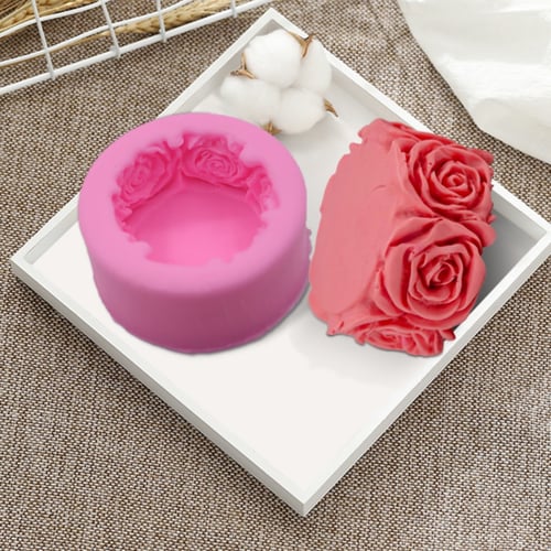 Flower Silicone Soap Mold DIY Craft Soap Mold Handmade Soap Making Molds 
