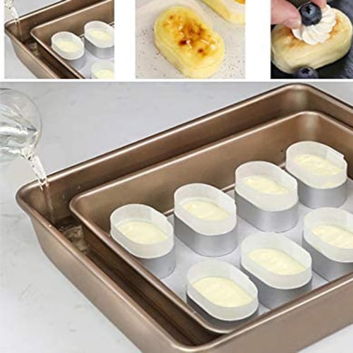 Stainless Steel Oval Shape Cookie Cutter Cake Baking Biscuit Pastry Mould 6T 