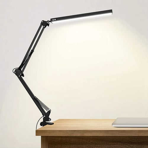 Led Desk Lamp With Clamp Adjustable, Adjustable Desk Lamp Clamp