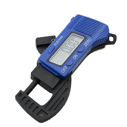 Tester Tool Thickness Caliper Fiber Digital Measuring Micrometer Guage 0-12.7mm 