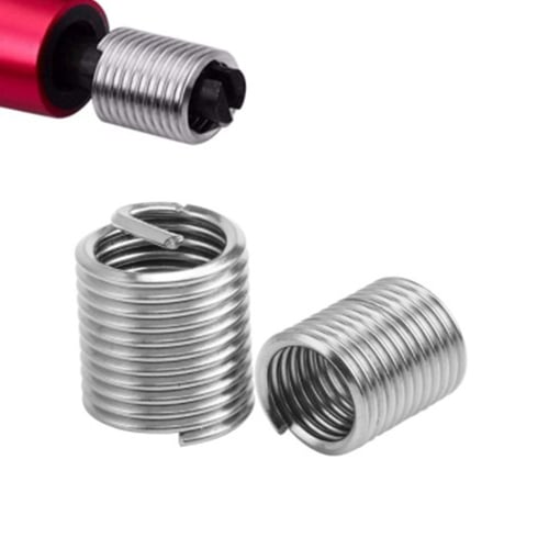 120pcs M6-M18 Stainless Steel Metric Thread Repair Insert Kit for Car Thread Repair